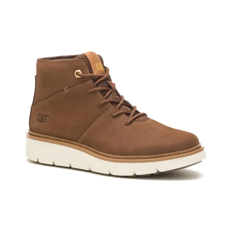 CAT CHARIOT PLAIN TOE MID Wear-Resistant High-Top Casual Shoes Women's-2