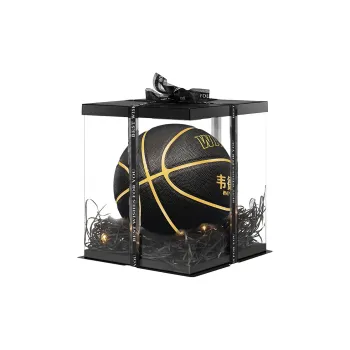 WADE Size 7 Indoor Outdoor Universal Basketball PU Black Gold