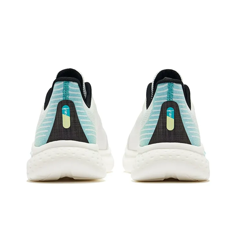 Erke Sting 2.0 Cushioning Wear Resistant Breathable Balance Low Top Training Running Shoes Men's Erke White With Black-3