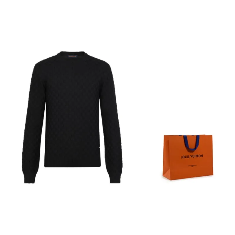 LOUIS VUITTON Damier Signature Crewneck-3