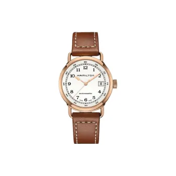 HAMILTON Khaki Marine Collection Automatic Mechanical Movement Women's Watch Watch 36mm Silver Dial