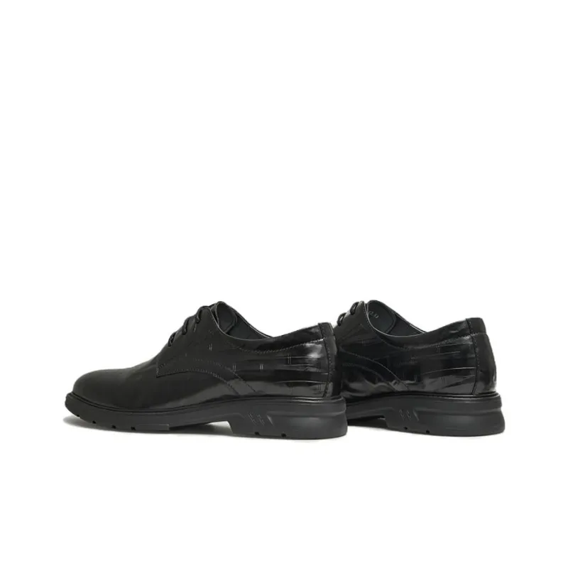 TATA Dress Shoes Men Low Top Solid Color-7