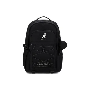 KANGOL Nylon Backpack Unisex Black