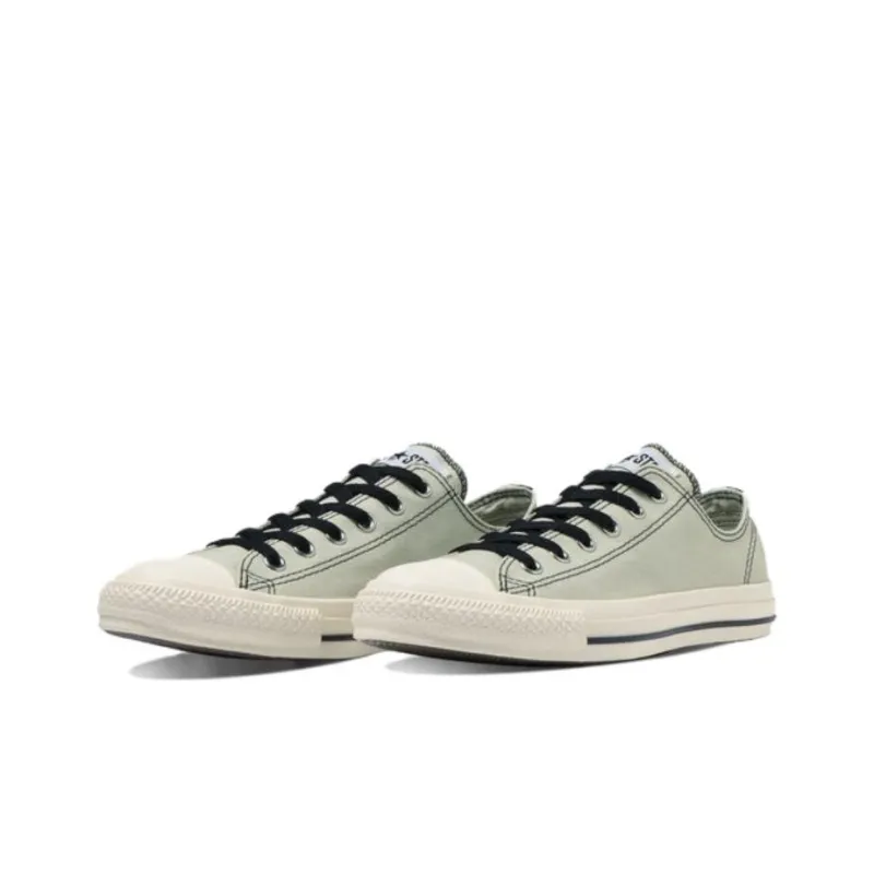 Converse All Star WORKSTITCHING OX Abrasion Resistant Breathable Low Top Canvas Shoes Unisex Cyan-2