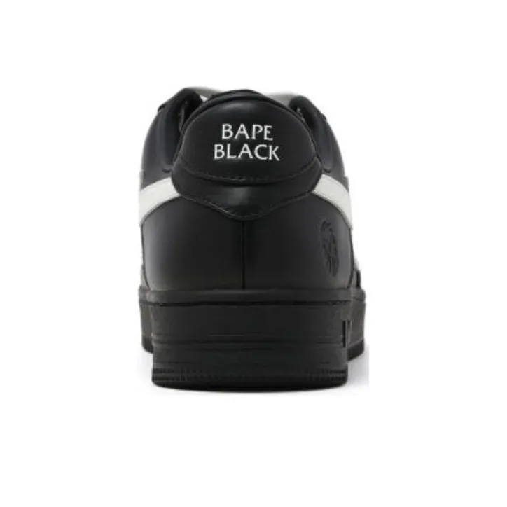 A BATHING APE STA Cushioning Low Top Skateboard Shoes Unisex Black-5