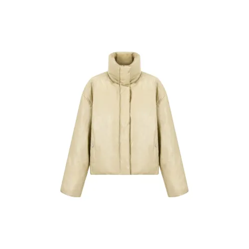 YESWOMEN Down Jackets Women's Cheese Cream Yellow