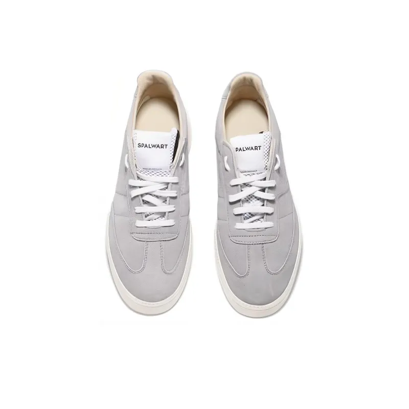 SPALWART Wear Resistant Low Top Skateboard Shoes Unisex Gray-3