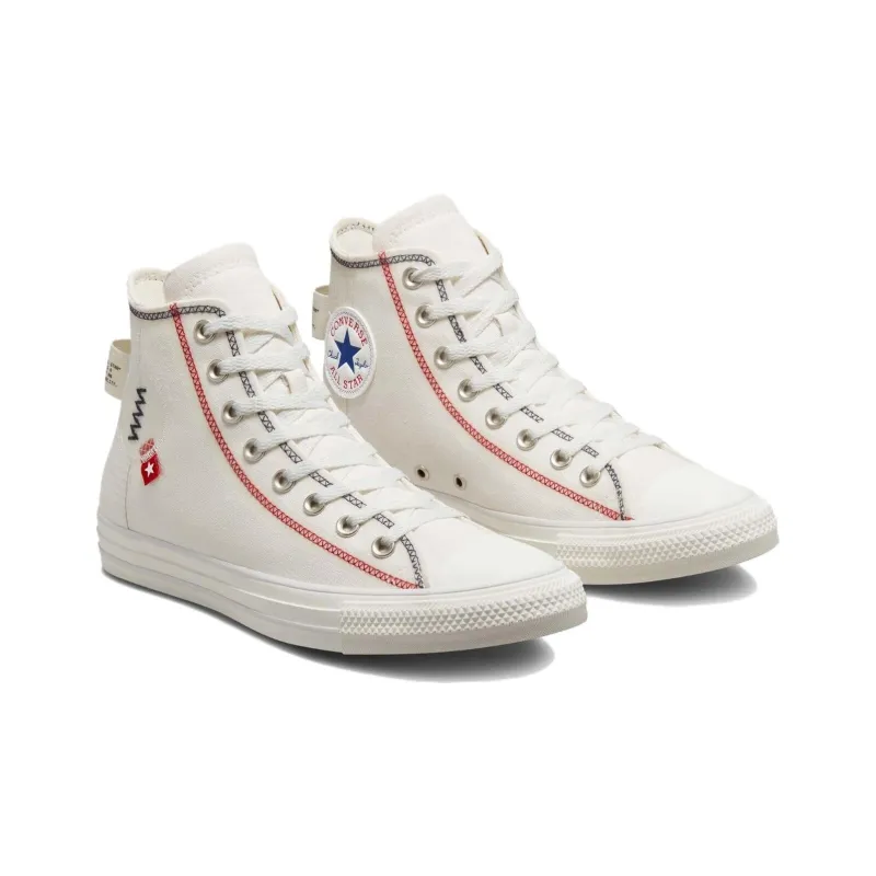 Converse Chuck Taylor All Star High 'Logo Tag Vintage White'-2