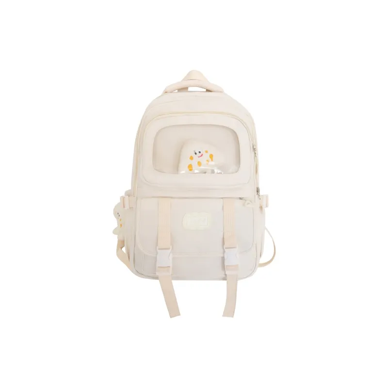 RUIPAI Nylon Backpack Regular Women's Yellow/Ecru/Black/Light Purple/Light Blue-2