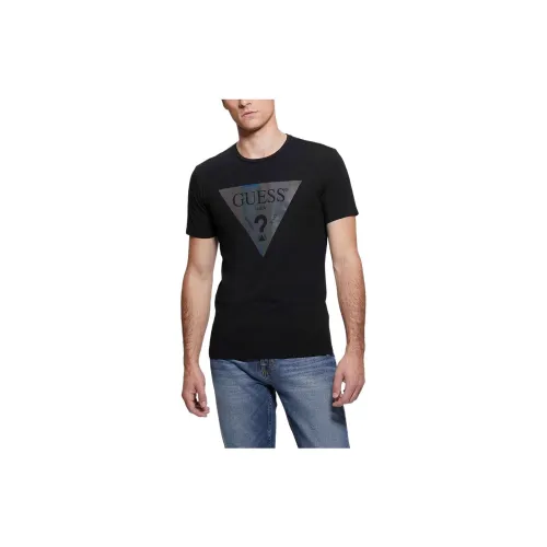 GUESS T-Shirts Men Black