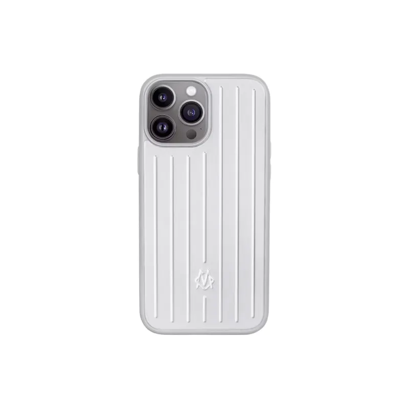 RIMOWA IPhone 13 Pro Max Aluminium Cover Silver-0