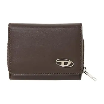 DIESEL Cow Leather Wallet Unisex Brown