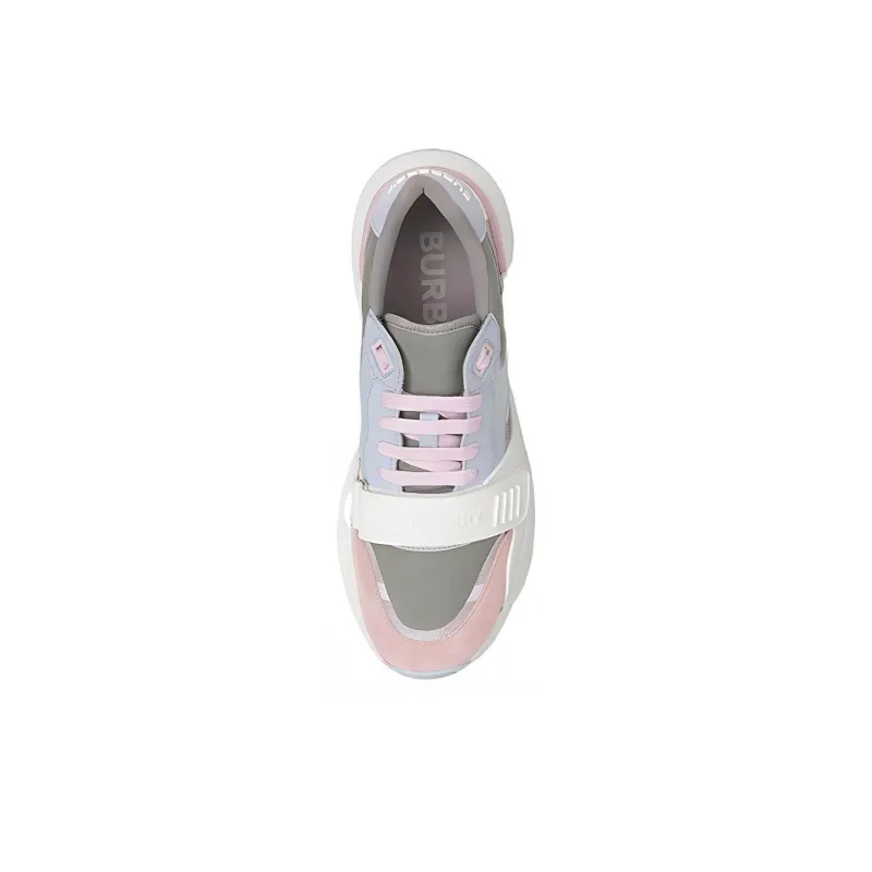 Burberry Ramsey Light Blue Pink Suede Women's-1