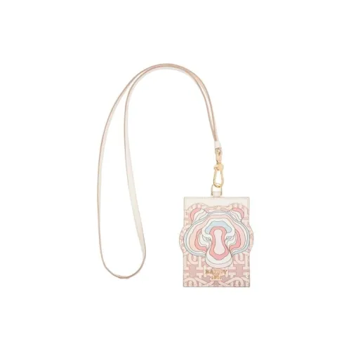 BALLY Artificial Leather Neck Pouch Card Holder Medium Size Women's Multicolor