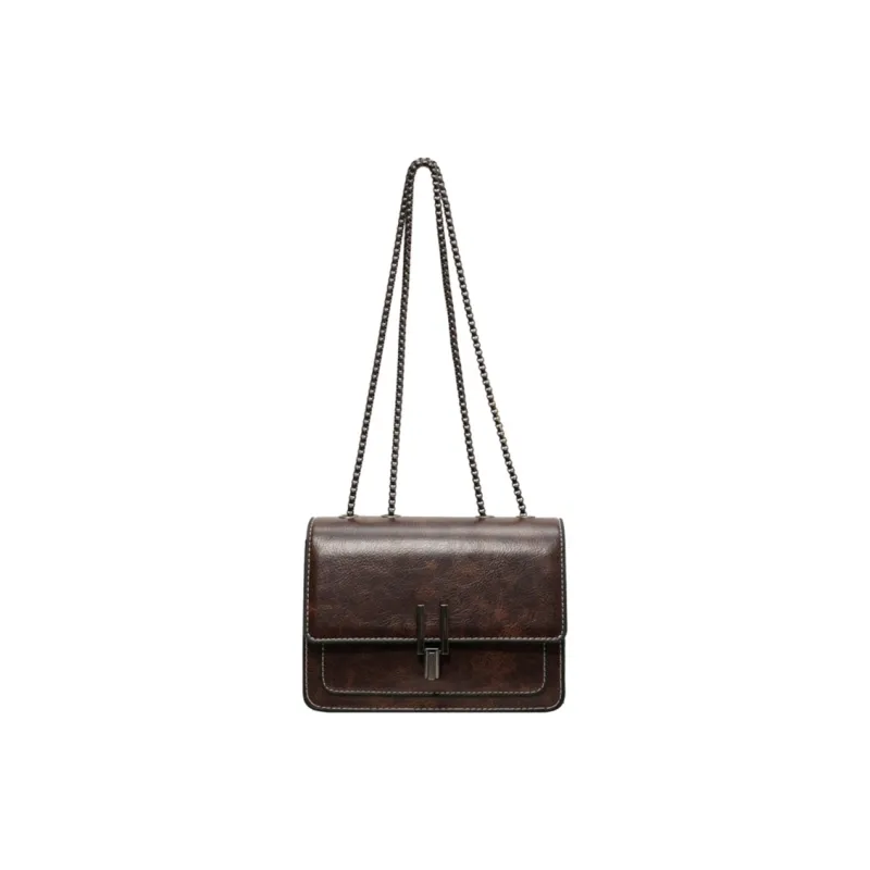 NOMK PU Shoulder Bag Crossbody Bag Regular Women's Black/Green/Caramel/Khaki/Brown-16