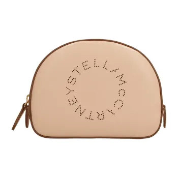 Stella McCartney Logo Perforated Zip-Up Beauty Case