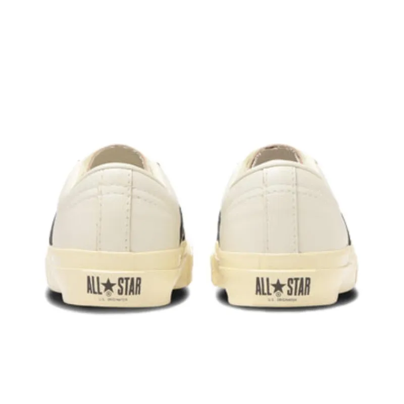 Converse Star&Bars Abrasion Resistant Breathable Cushioning Low Top Canvas Shoes Unisex Beige-4
