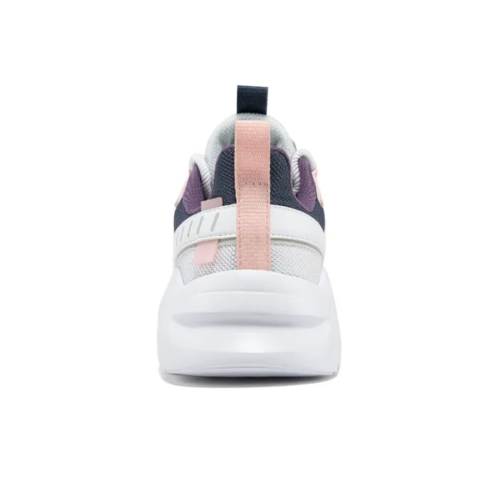 Erke Low Top Casual Shoes Women's White Blue Pink-3