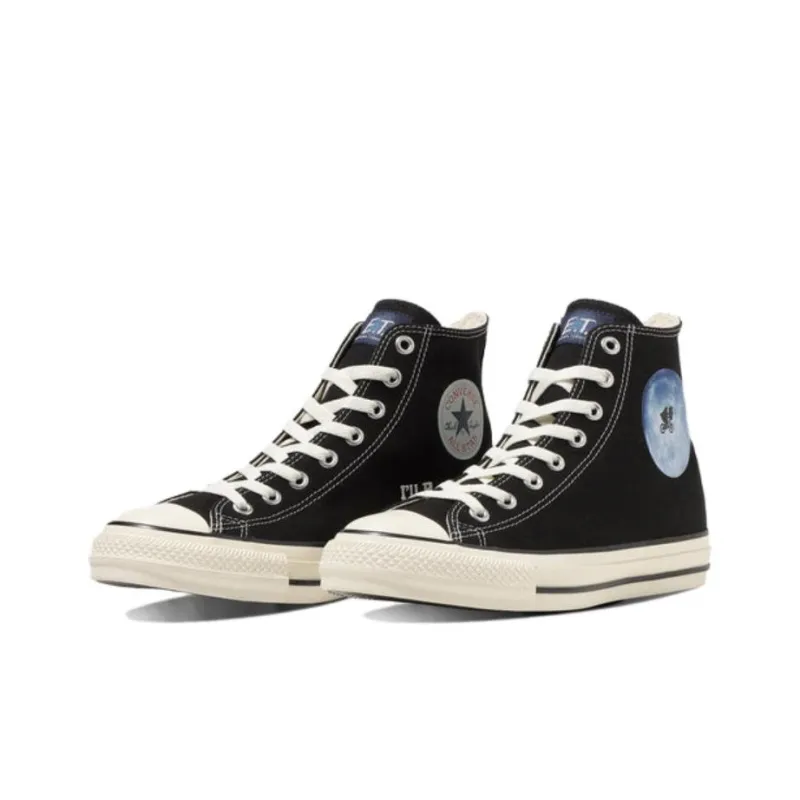 Converse ALL STAR Ⓡ MN HI Durable Breathable High Top Canvas Shoes Unisex Black-2