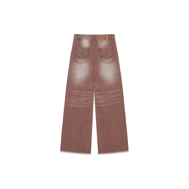 UNVESNO Jeans Unisex Pink-1