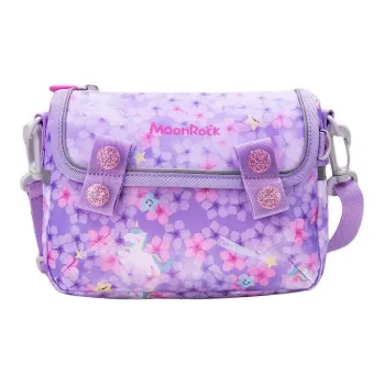 MOONROCK Polyester Shoulder Bag, Crossbody Bag Unisex Purple