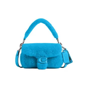 COACH LIL NAS Collaboration Tabby Shearling God Of Wine Bag, Handbag, Shoulder Bag Trumpets Women's Montreal Blue