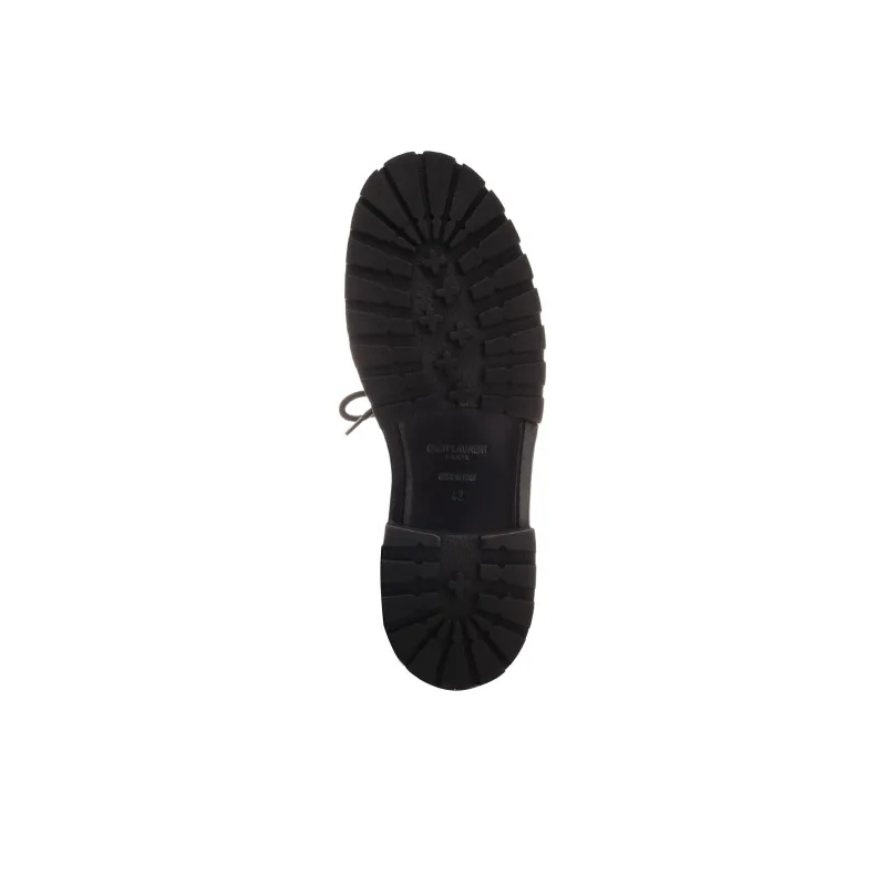 SAINT LAURENT Marbeuf Panelled Derby Shoes-4