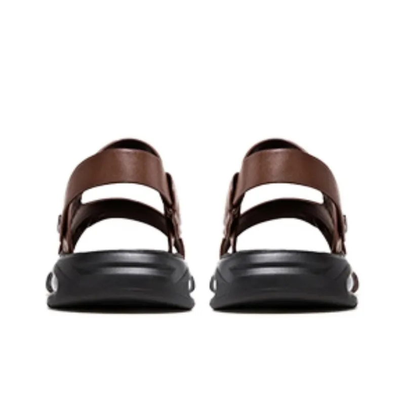 CAMEL Beach Sandals Men Black/Brown Color-3