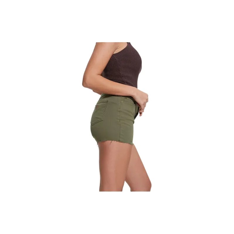 GUESS 1981 Midi Shorts Casual Shorts Women's Olive Green-2