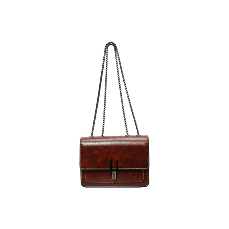 NOMK PU Shoulder Bag Crossbody Bag Regular Women's Black/Green/Caramel/Khaki/Brown-8