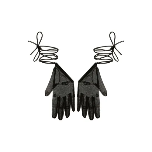 Givenchy Polyamide Gloves Women's Black