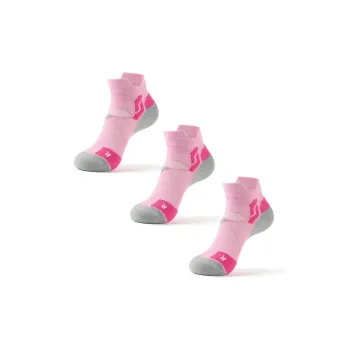 MUSCLESWING Mid Calf Socks Women's 3 Pack Pink