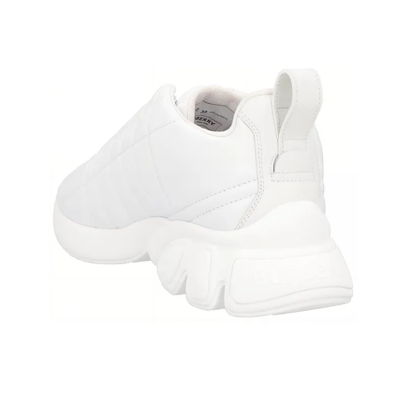 Burberry Quilted Leather Sneaker White Women's-3