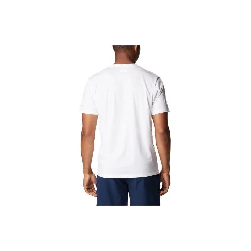 Columbia Bluff Mesa II Graphic S/S T-Shirt Men's White-1