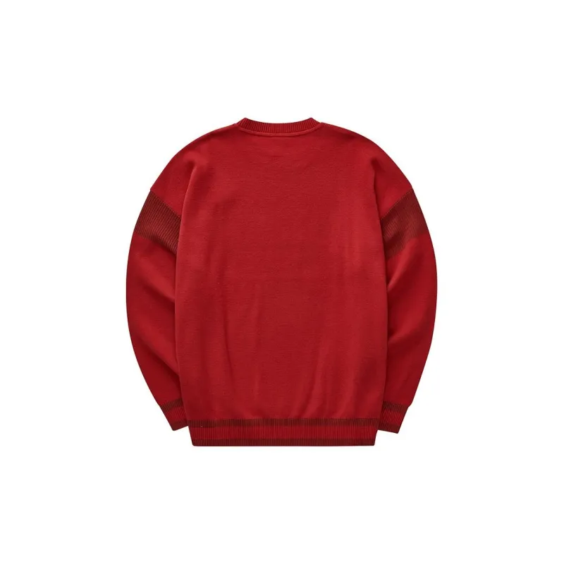 Skechers Colorful Sweatshirt Unisex Berry Red-1