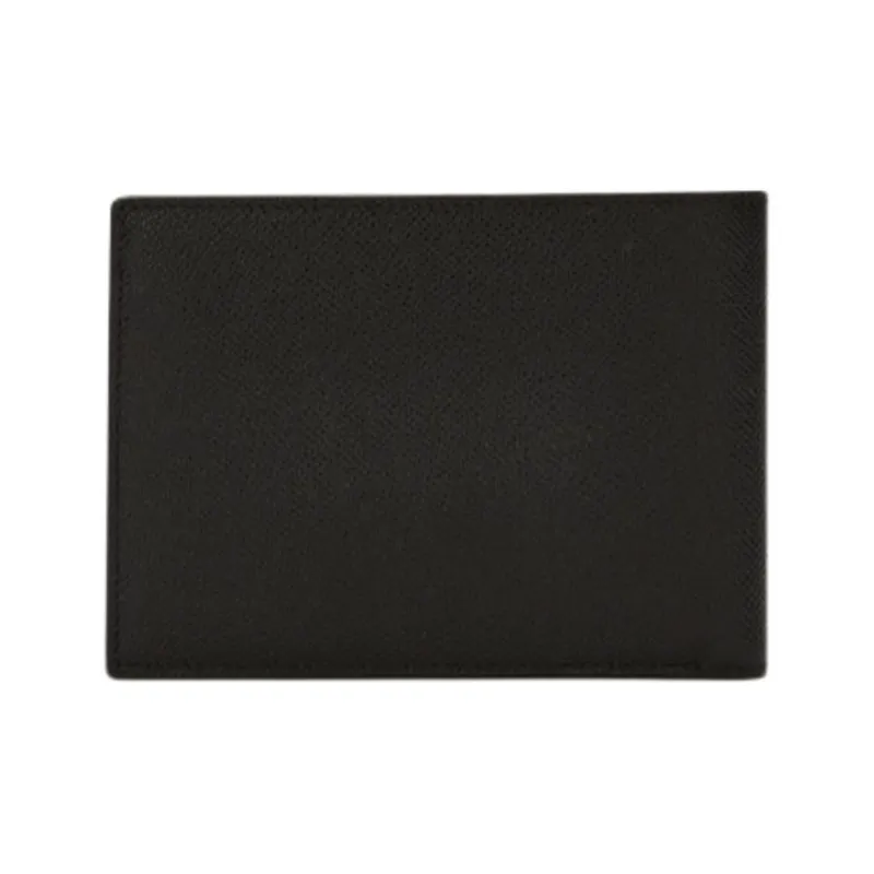 BALLY Cow Leather Card Holders Coin Purses Wallets Regular Men's Dark Gray-1