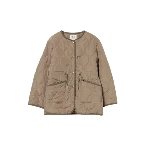 Beams Puffer Jackets Women's Mocha