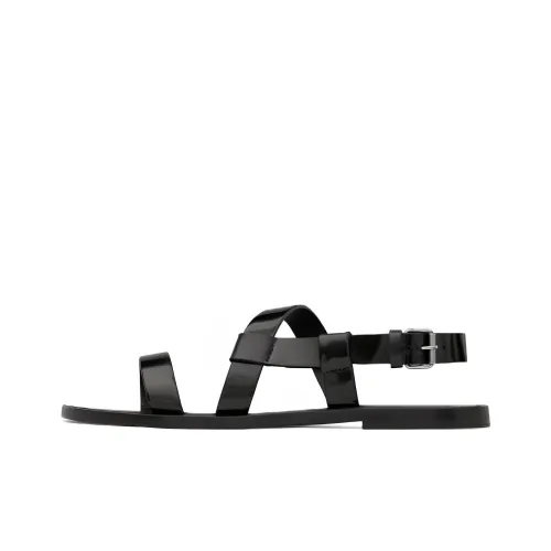 SAINT LAURENT Jean Casual Slippers 0.5cm Men's Black