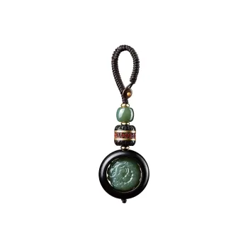 Yi Mingju Pendants Green Jade Unisex