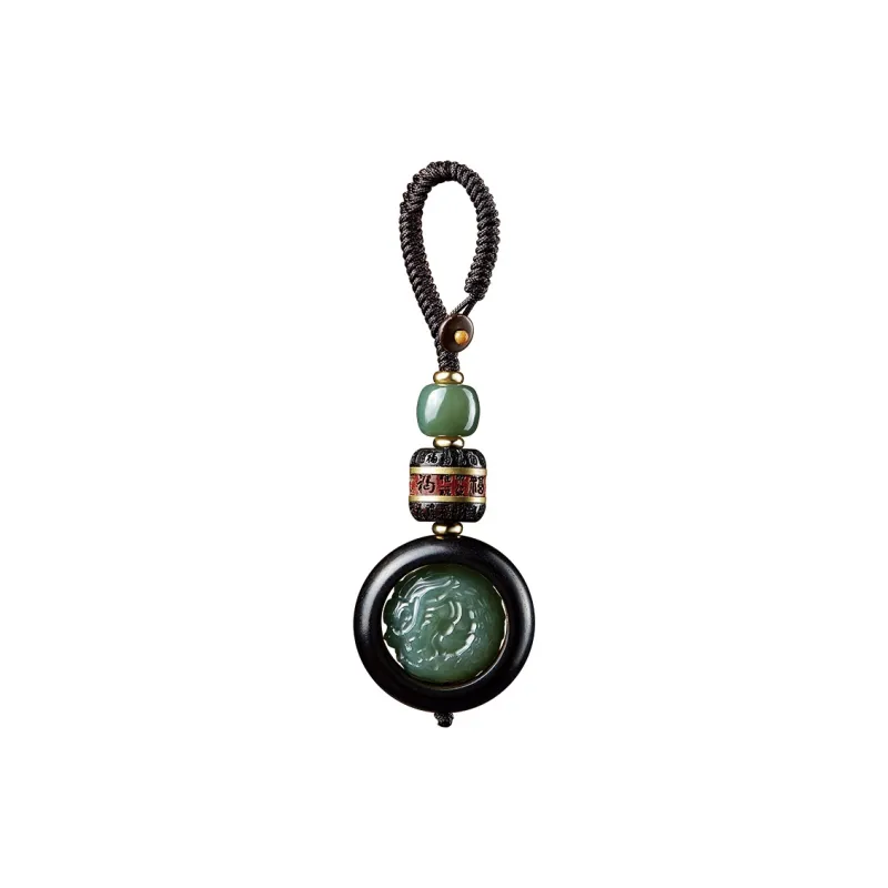 Yi Mingju Pendants Green Jade Unisex-0