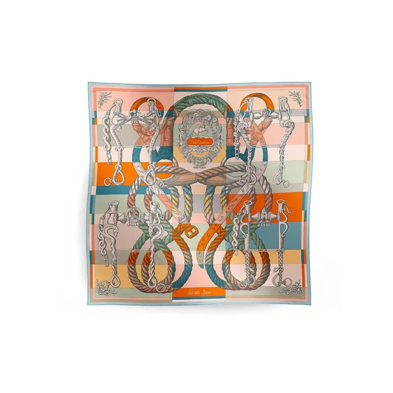 HERMES Silk Scarves Women's Multicolor-1