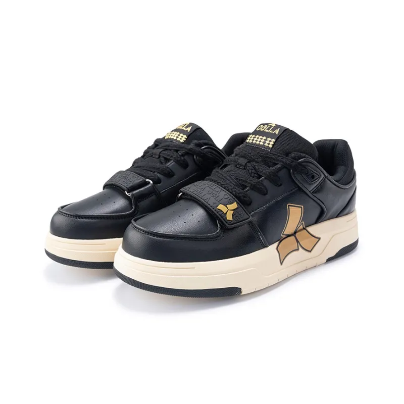 Angela Skateboard Shoes Unisex Low Top Black Blue/White Black/Black White-11