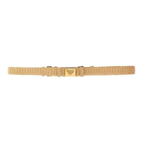 PRADA Belt Women's Khaki Width: 2.5CM