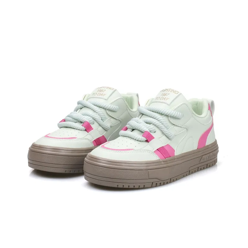 B10CROWN Low Top Skateboard Shoes Women's Green-3
