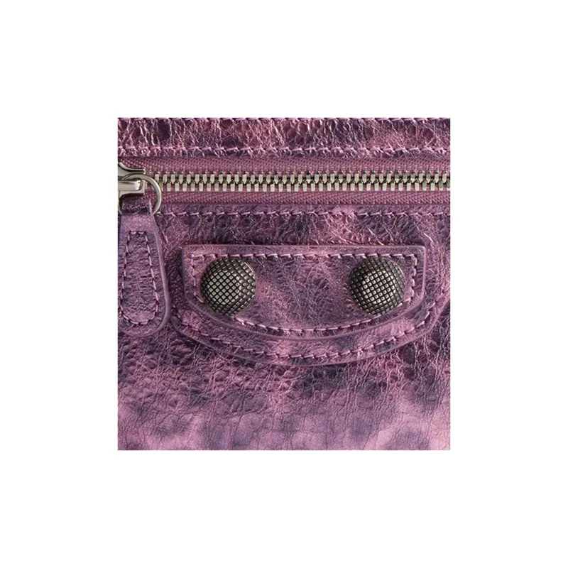 Balenciaga Le Cagole Lambskin Card Clip Card Holder Women's Pink-2
