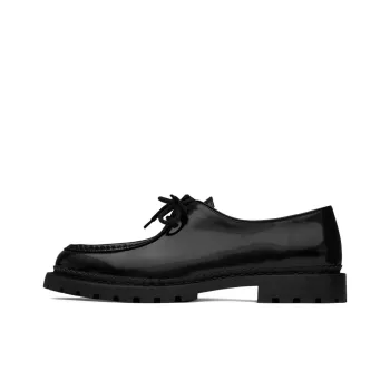 SAINT LAURENT Malo Slip On Lace Up Shoes