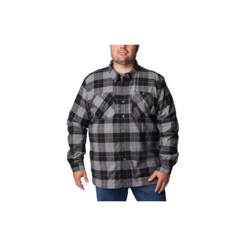 Columbia Cornell Woods Shirts Men Gray