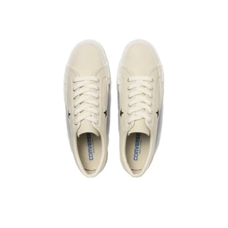 Converse One Star J VTG Durable Breathable Low Top Canvas Shoes Unisex Beige-3