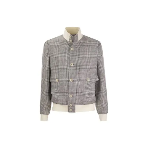 Brunello Cucinelli Jackets Men Gray