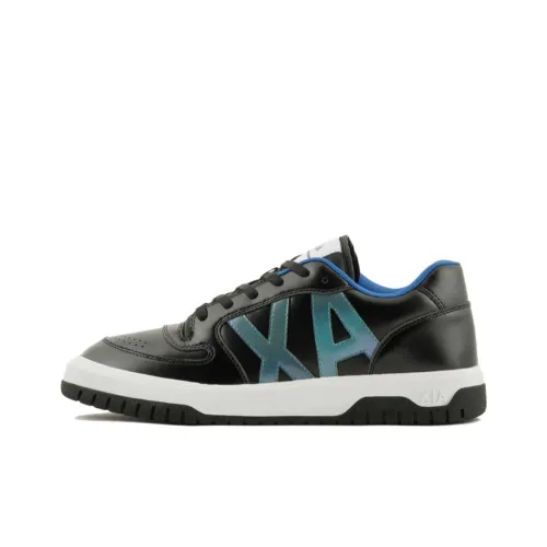 ARMANI EXCHANGEAE Low Top Skateboard Shoes Men's Black